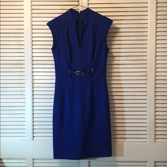 royal blue interview dress